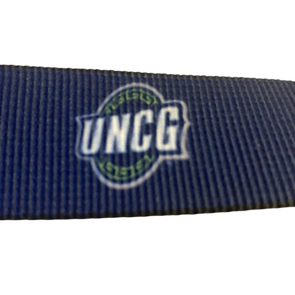 T.B.Phelps University of North Carolina Greensboro Mens Belt Nylon Leather Sz 34 - Picture 7 of 16